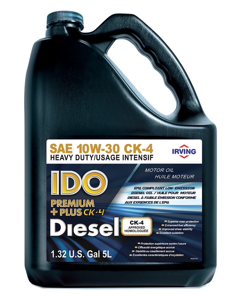 IDO Premium Plus – Huile pour moteurs diesel à usage intensif – conventionnelle (10W-30 & 15W-40 CK-4)