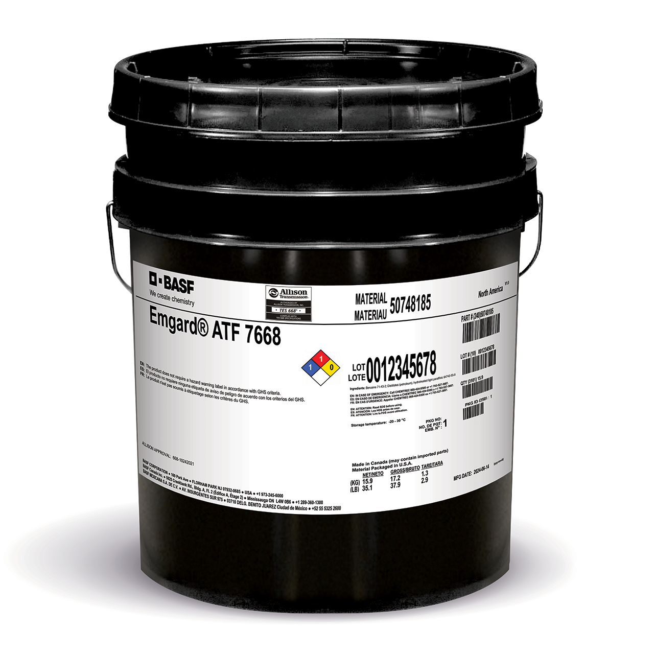 EMGARD® 7668 – Fluide pour transmission automatique – synthétique