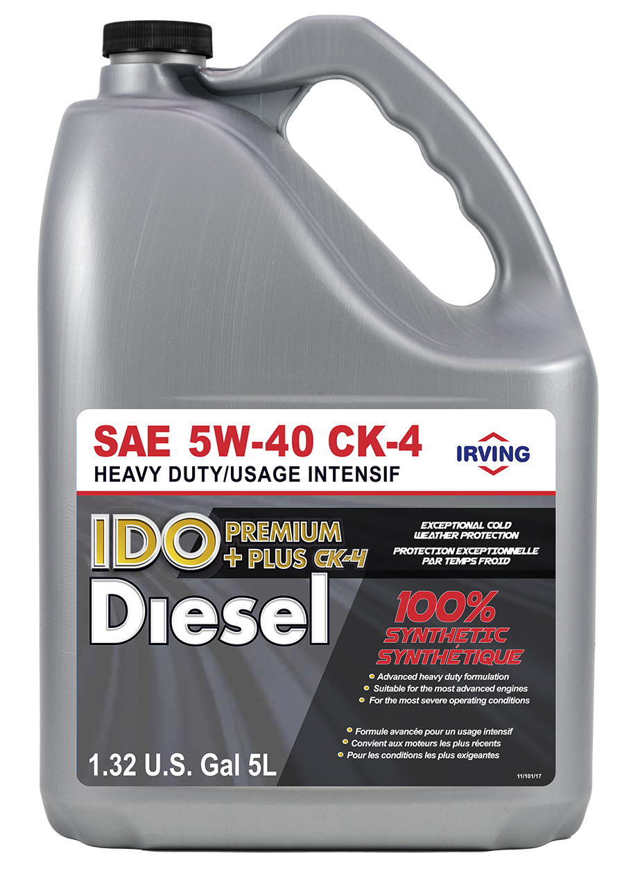 IDO Premium Plus – Huile pour moteurs diesel à usage intensif – synthétique (5W-40 CK-4)